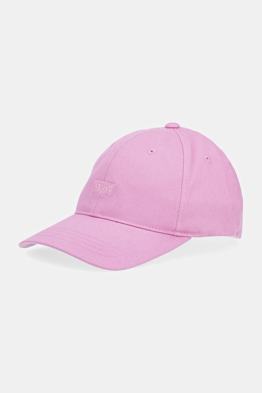 Levi's șapcă culoarea roz, uni, D7740-0014 Levi's șapcă culoarea roz, uni, D7740-0014