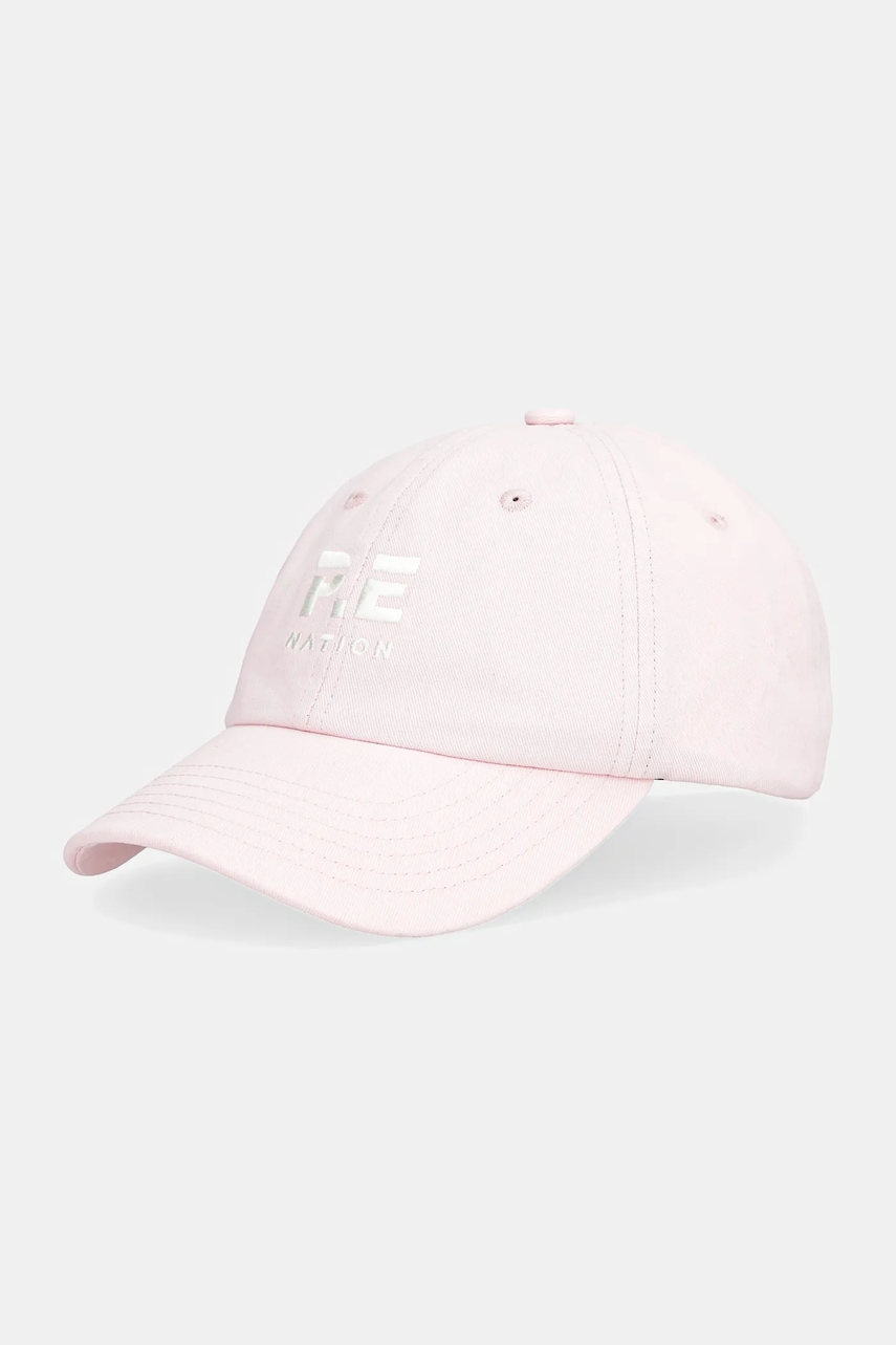 P.E Nation șapcă de baseball din bumbac Heads Up culoarea roz, 251A299