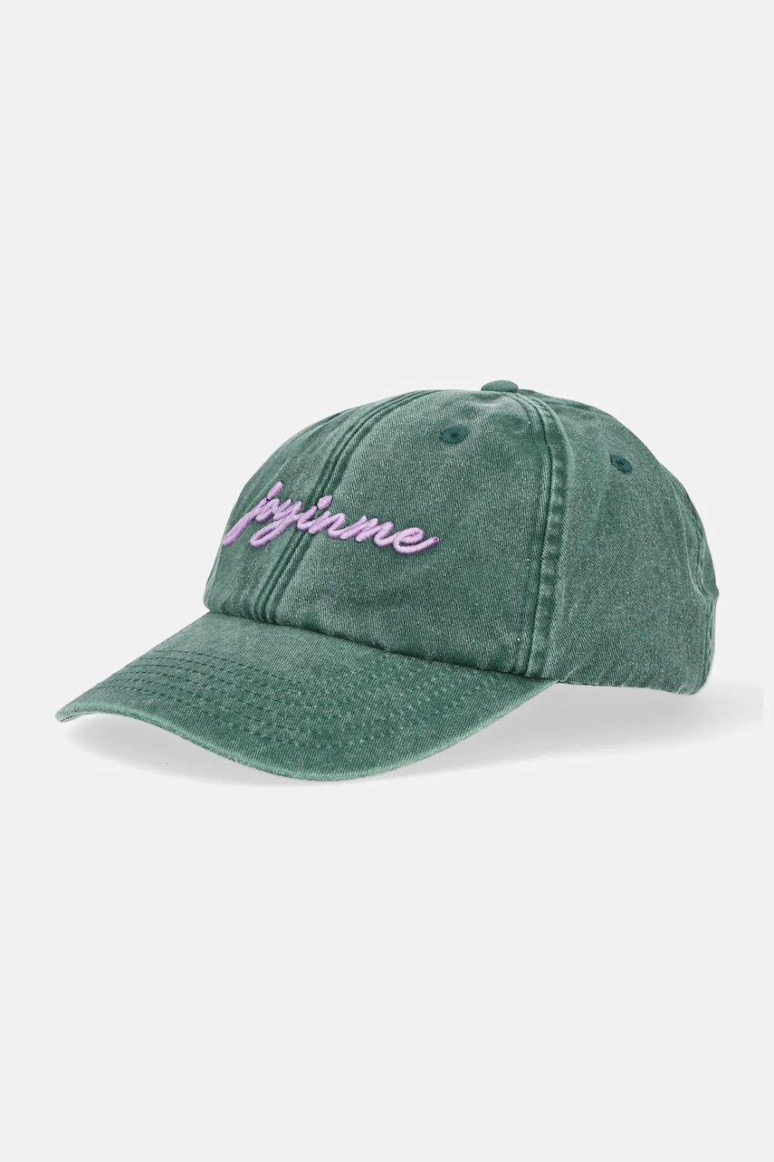 JOYINME șapcă de baseball din denim Radiance culoarea verde, cu imprimeu, Radiance
