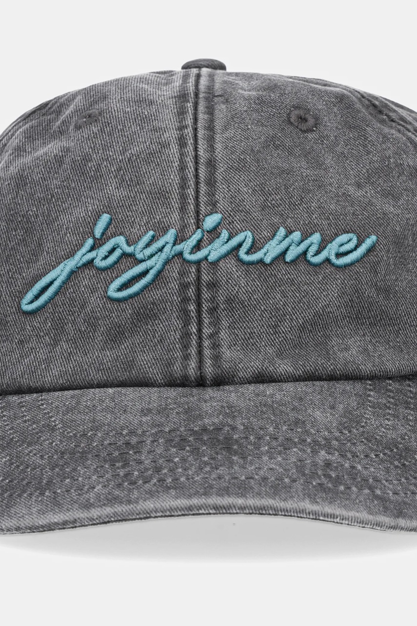 Джинсовая кепка JOYINME Radiance цвет серый с аппликацией Radiance