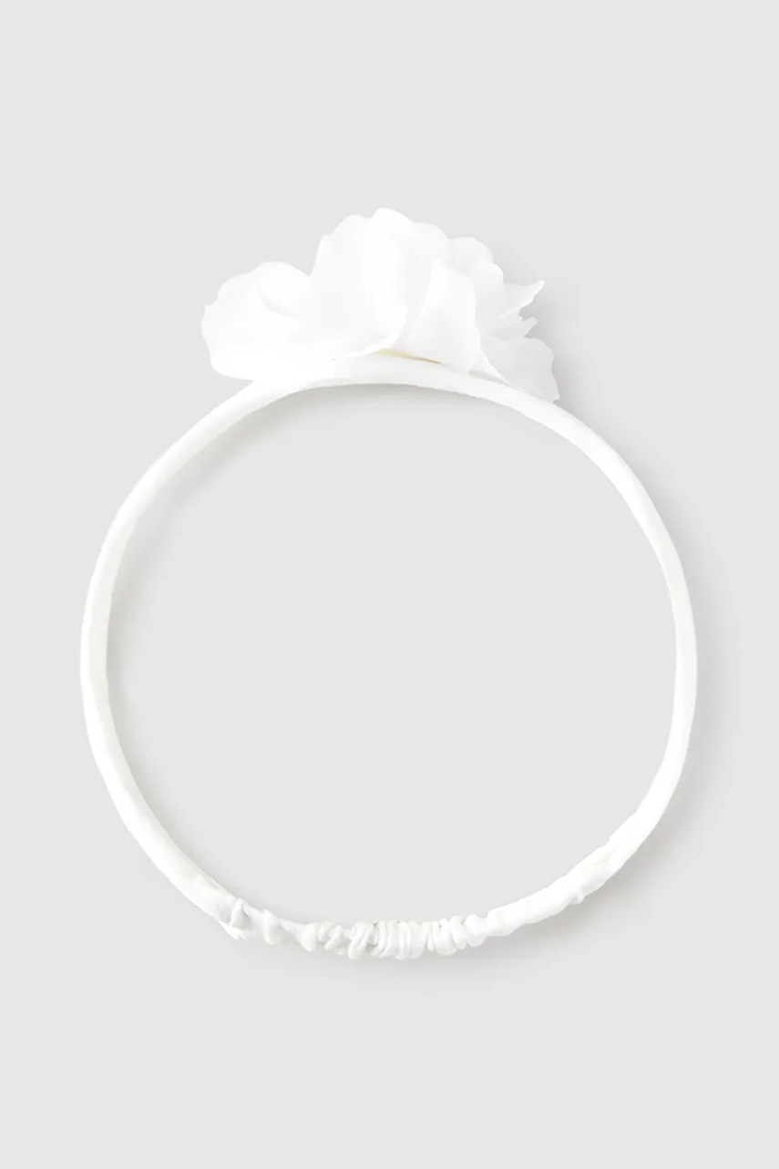 Детская повязка на голову Mayoral Newborn цвет белый 9889