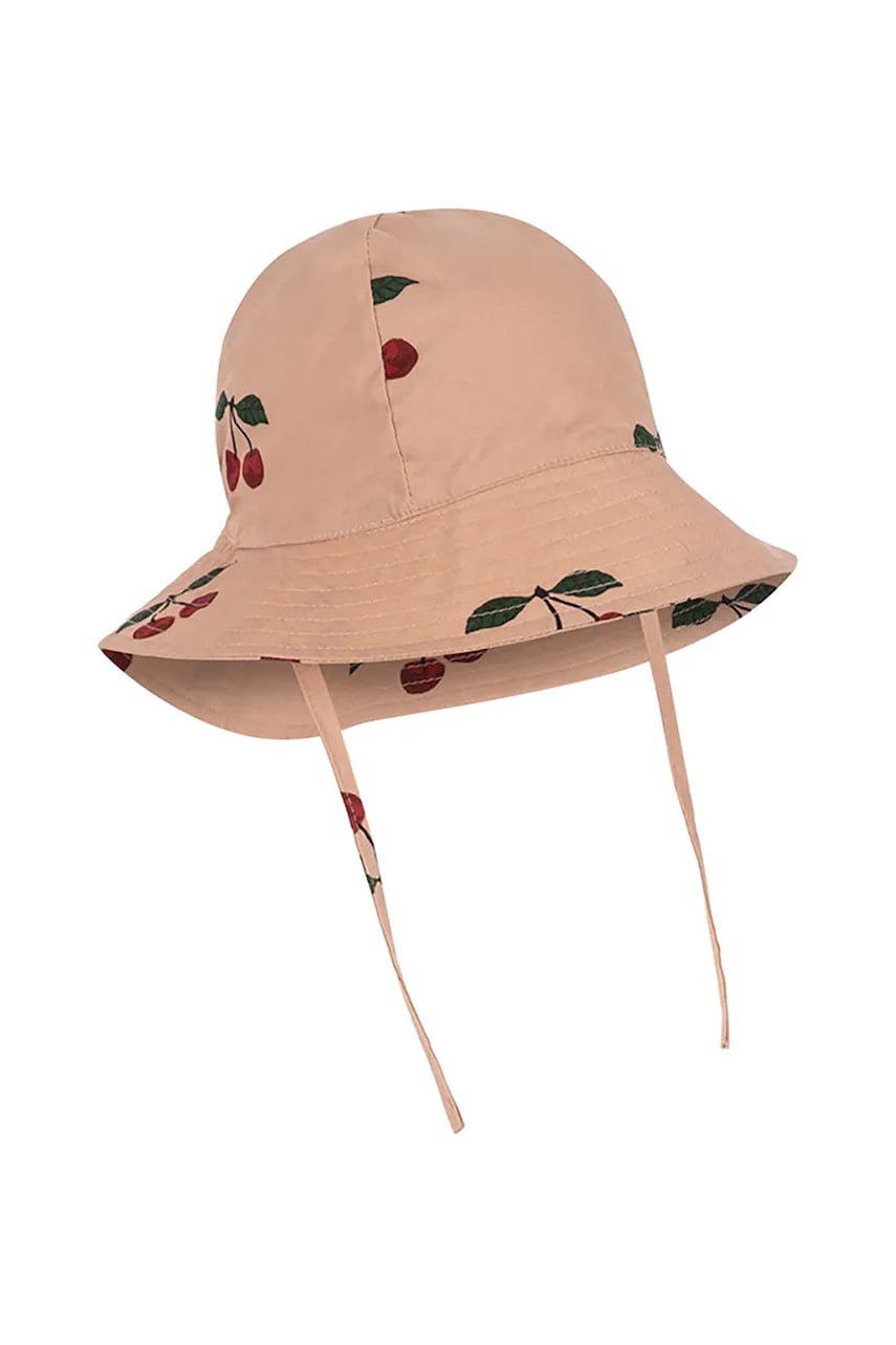 Konges Sløjd pălărie din bumbac pentru copii VERBENA SUN HAT GOTS culoarea roz, bumbac, KS102300 Konges Sløjd pălărie din bumbac pentru copii VERBENA SUN HAT GOTS culoarea roz, bumbac, KS102300