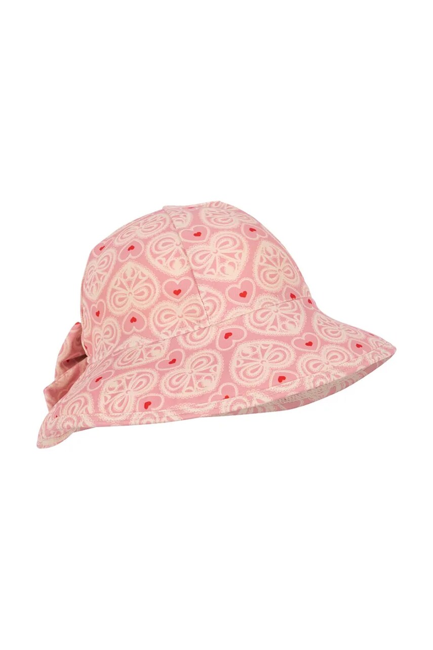 Konges Sløjd palarie EDITH SWIM HAT GRS culoarea roz, KS102685