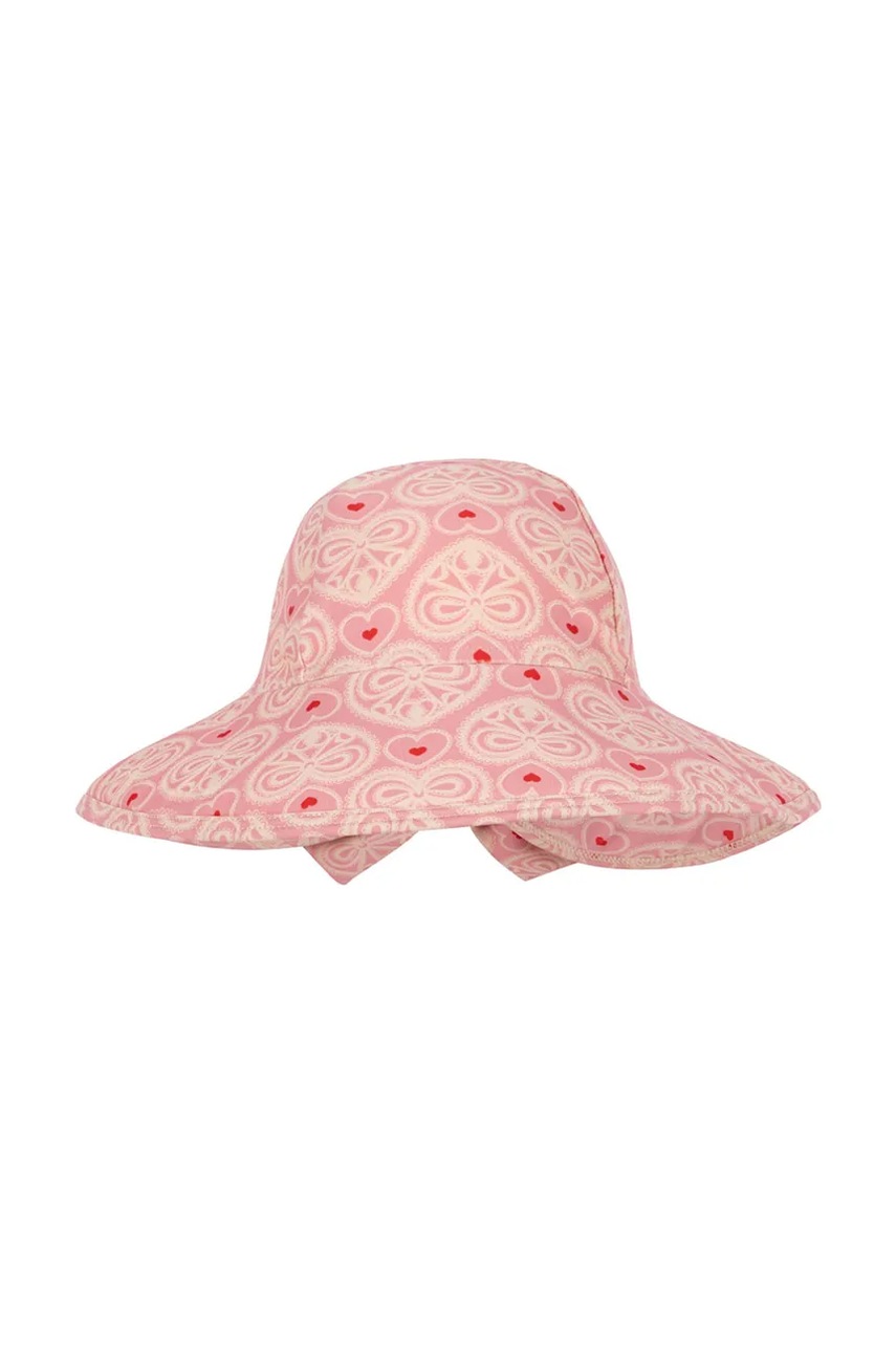 Шляпа Konges Sløjd EDITH SWIM HAT GRS цвет розовый KS102685