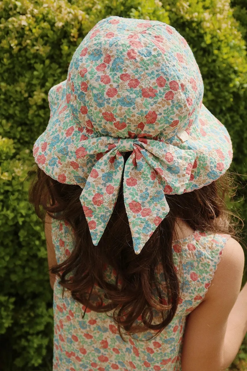 Konges Sløjd palarie copii ELIN BOW SUN HAT GOTS KS102732 Konges Sløjd palarie copii ELIN BOW SUN HAT GOTS KS102732