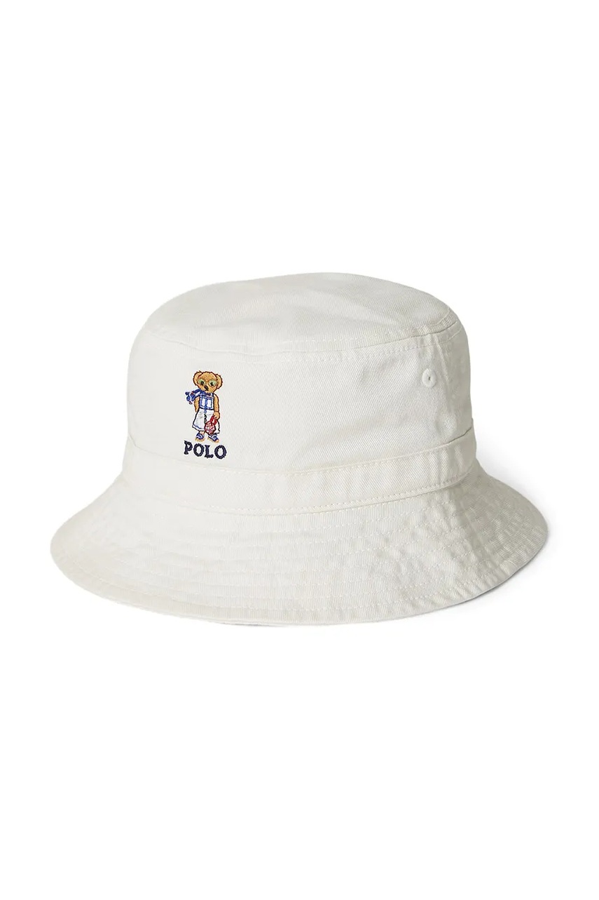 Levně Klobouk Polo Ralph Lauren bílá barva, 312935716001