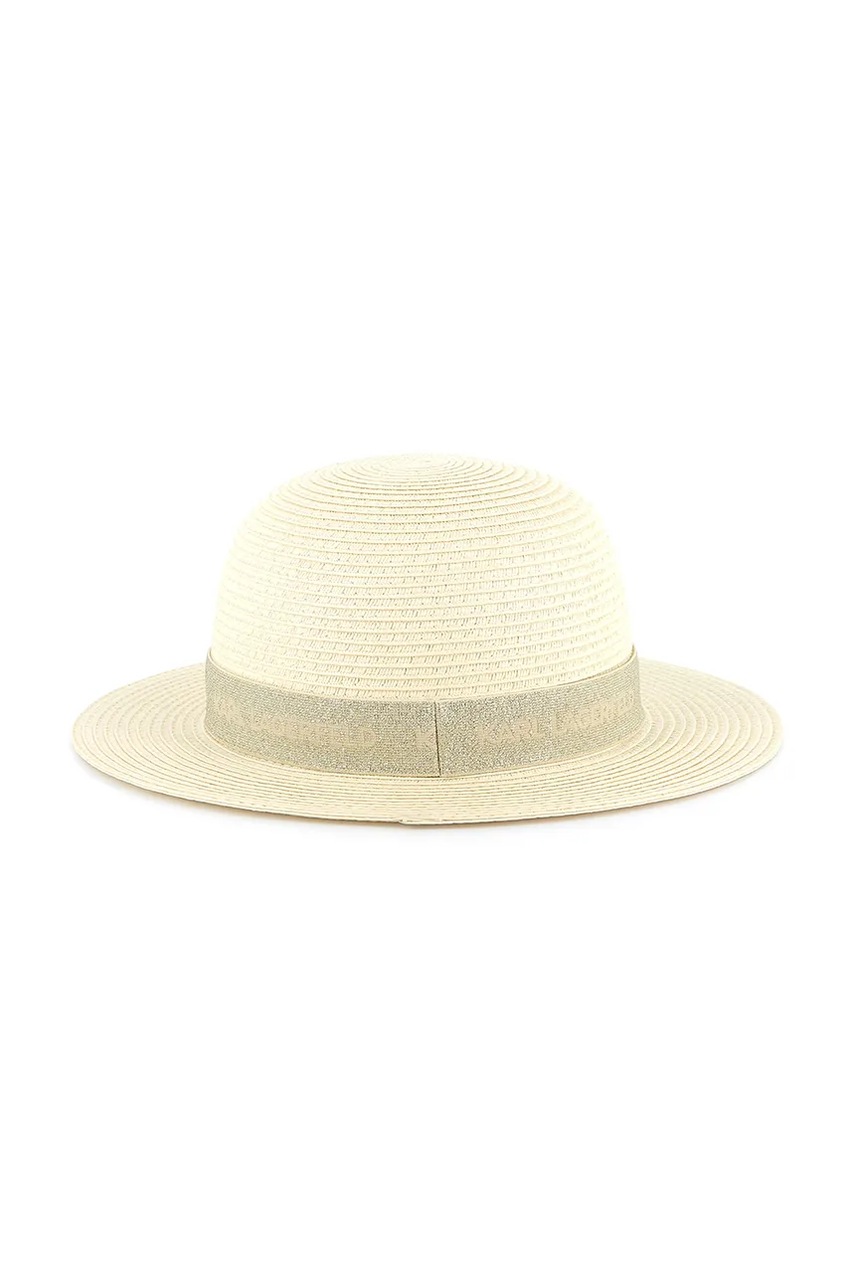 Детская шляпа Karl Lagerfeld цвет бежевый Z30391 Детская шляпа Karl Lagerfeld цвет бежевый Z30391