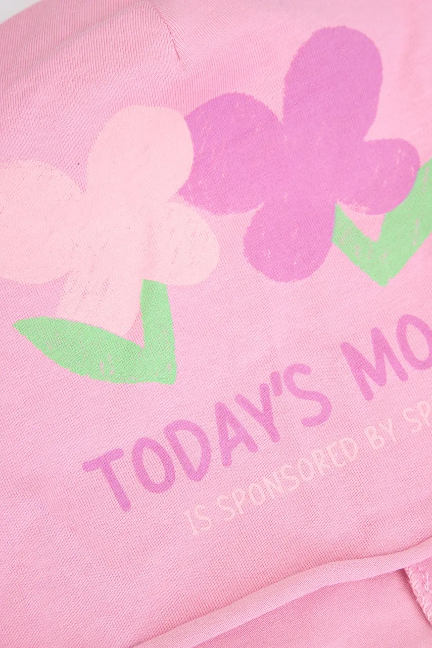 Шапка Coccodrillo цвет розовый из тонкого трикотажа хлопковое ACCESSORIES SPRING GIRL