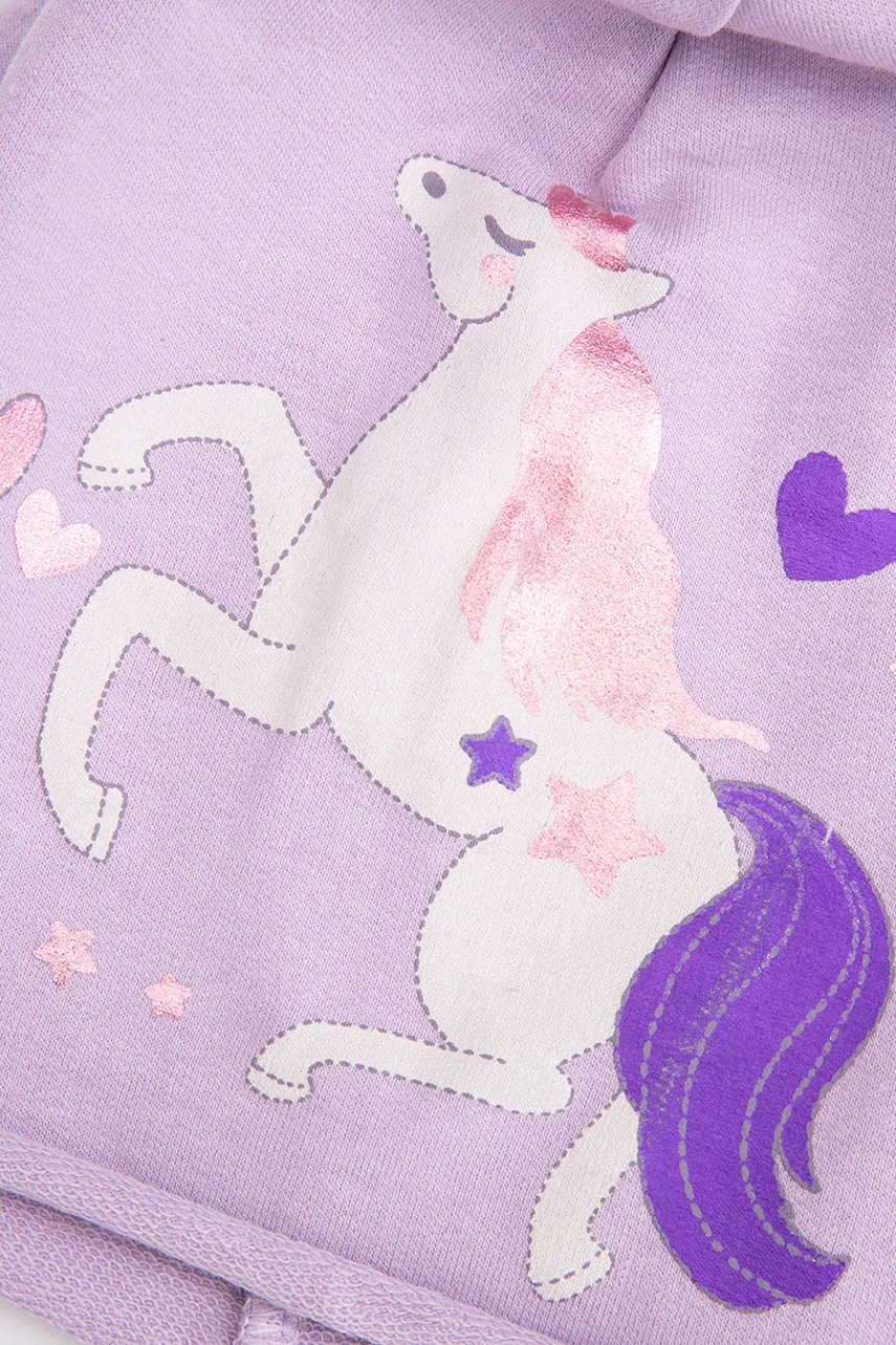 Шапка Coccodrillo цвет фиолетовый из тонкого трикотажа хлопковое ACCESSORIES SPRING GIRL