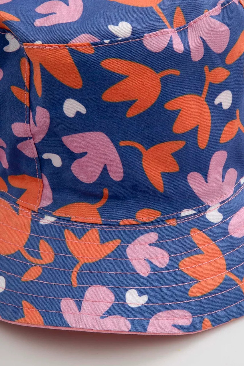 Детская двусторонняя хлопковая шляпа Coccodrillo хлопковая ACCESSORIES SUMMER GIRL