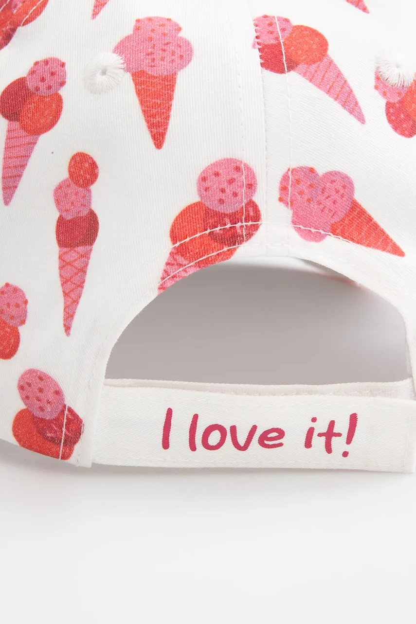 Кепка Coccodrillo цвет белый с принтом ACCESSORIES SUMMER GIRL Кепка Coccodrillo цвет белый с принтом ACCESSORIES SUMMER GIRL