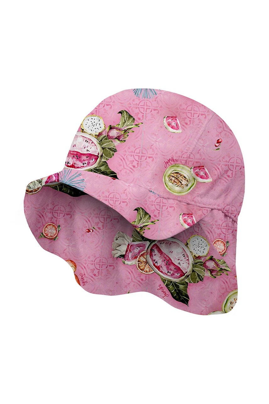 Детская шапка Jamiks MURANO цвет розовый узор JLH156 Детская шапка Jamiks MURANO цвет розовый узор JLH156