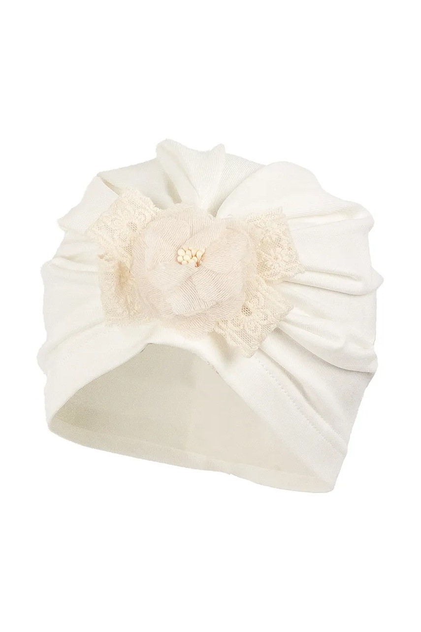 Детская шапка Jamiks ADLEY цвет бежевый из тонкого трикотажа JWH114