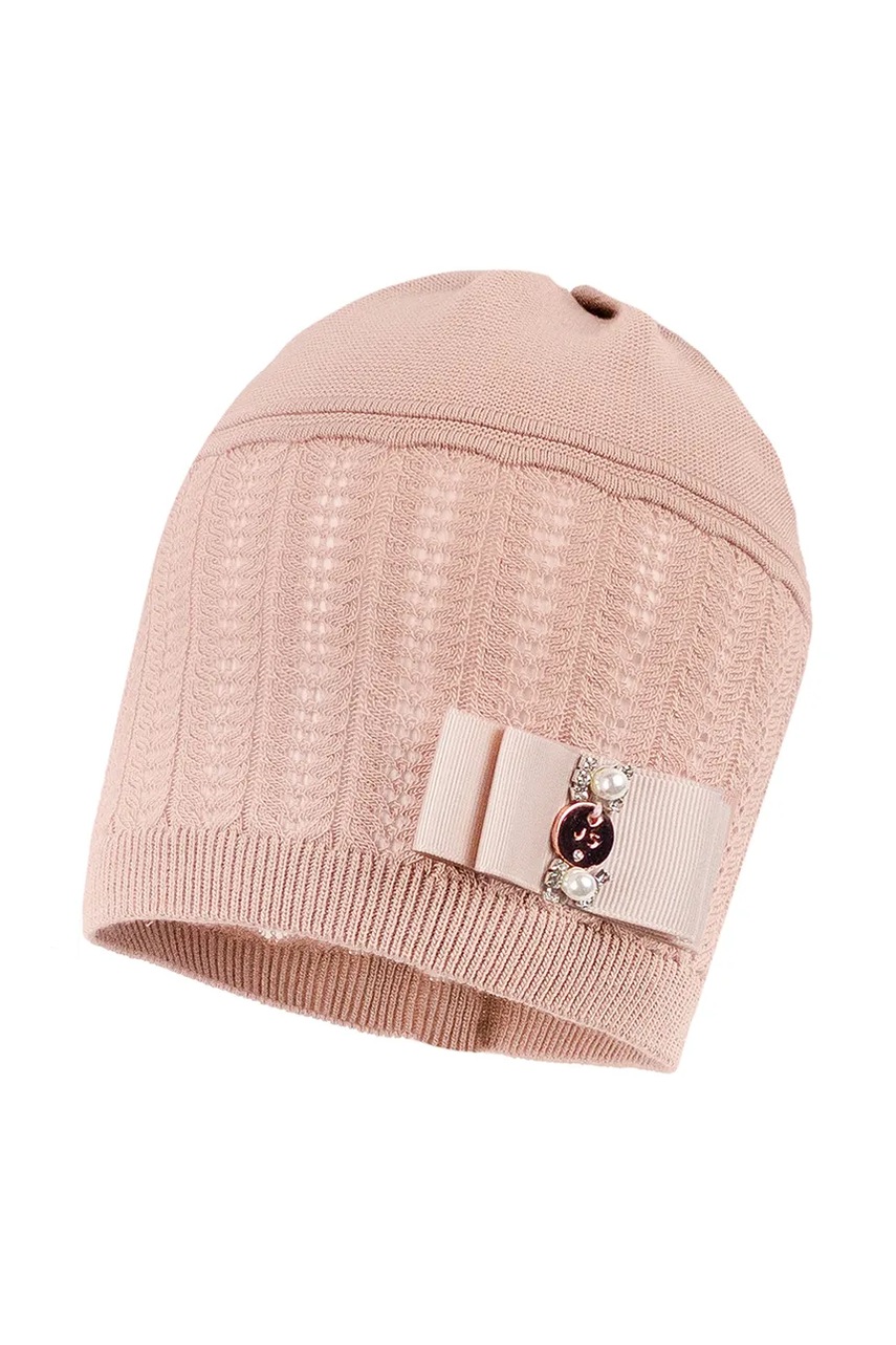 Детская шапка Jamiks HALIMA цвет розовый из тонкого трикотажа JWH103