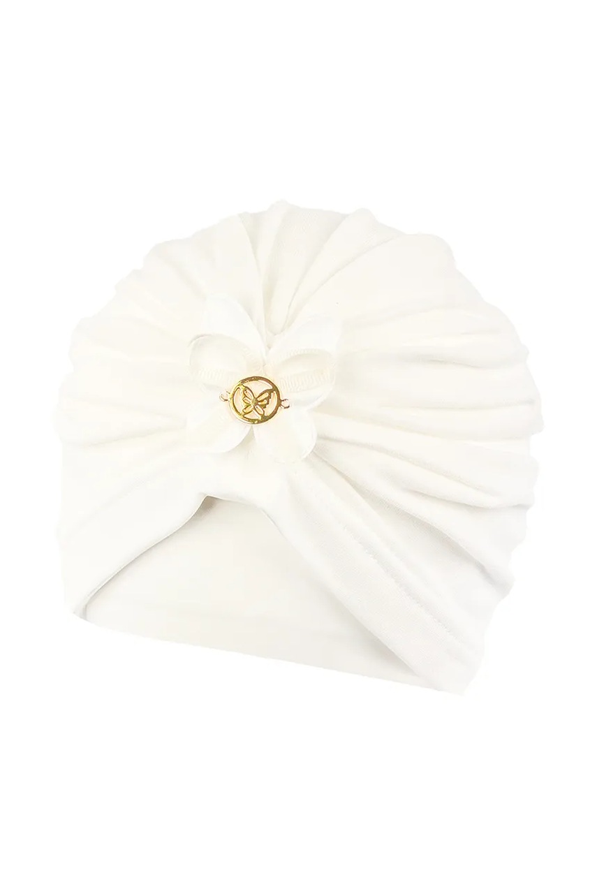 Детская шапка Jamiks MASIA цвет бежевый из тонкого трикотажа JWH093