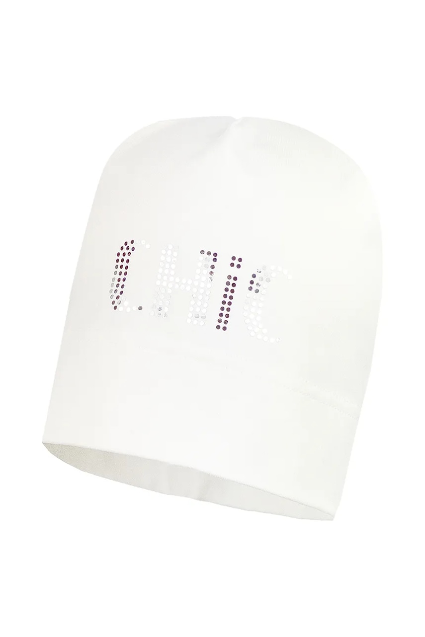 Jamiks caciula copii MIER culoarea bej, din tesatura neteda, JWH057