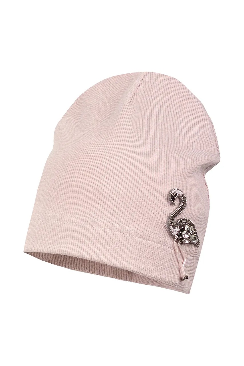 Детская шапка Jamiks PATTI цвет фиолетовый из тонкого трикотажа JWH123