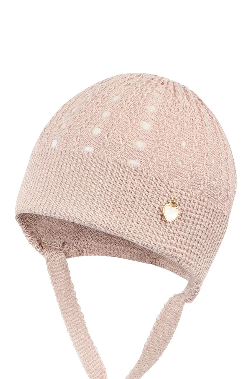 Детская шапка Jamiks SEANNA цвет розовый из тонкого трикотажа JWH065