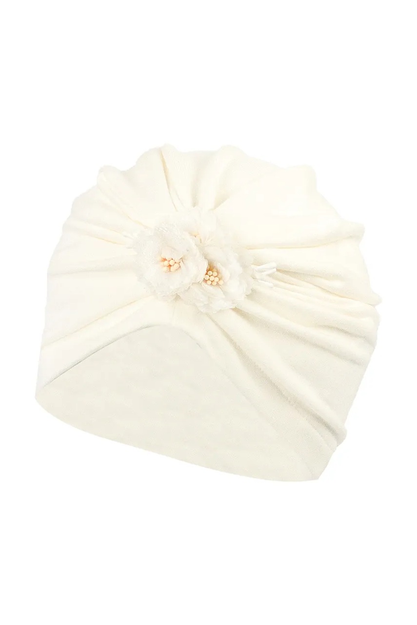 Детская шапка Jamiks TITANI цвет бежевый из тонкого трикотажа JWH089