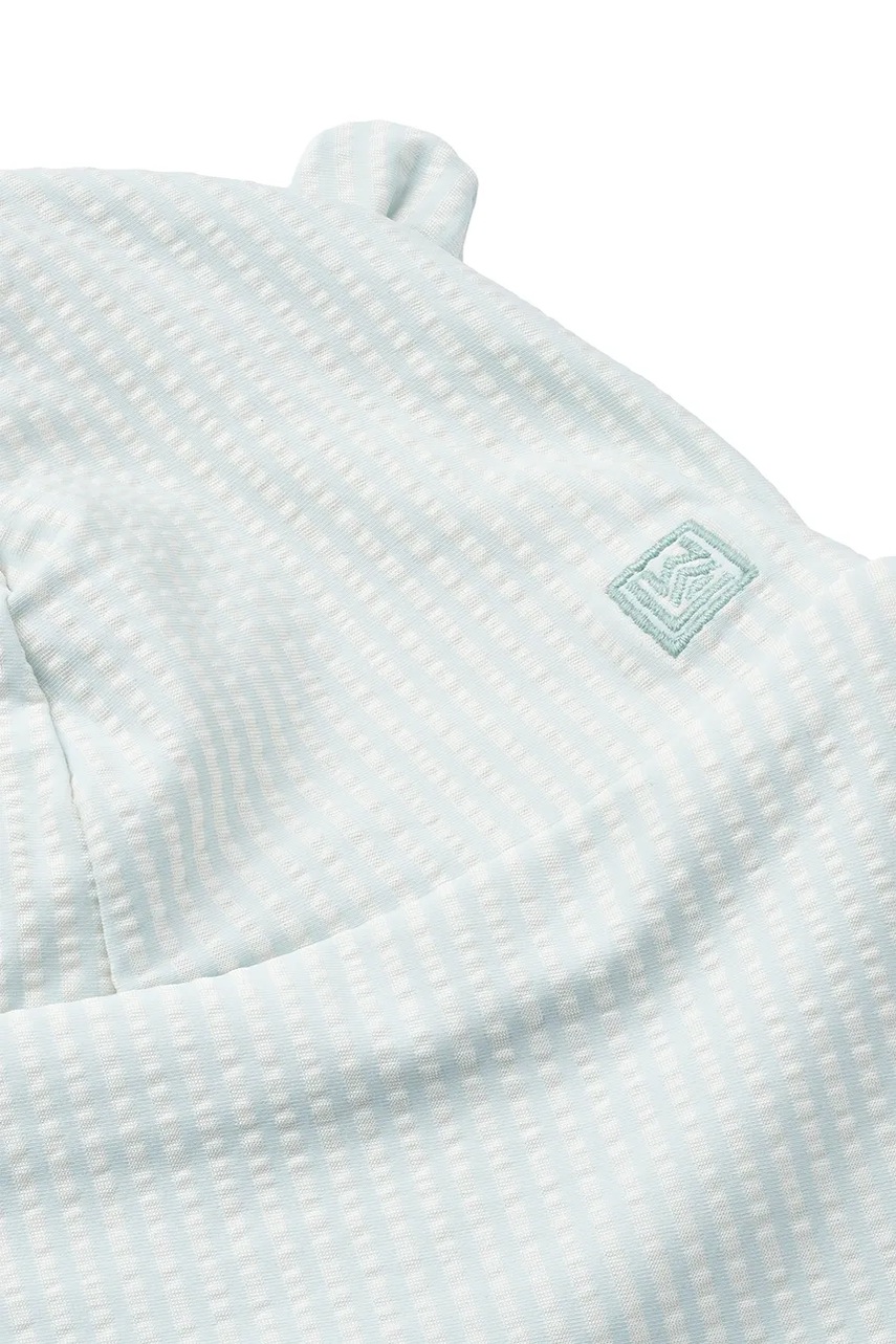 Дитяча кепка Liewood Senia Seersucker Sun Hat With Ears візерунок LW17681