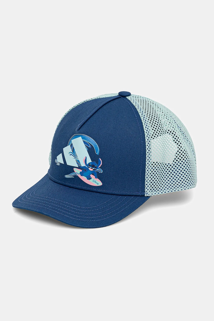 adidas Performance șapcă de baseball pentru copii x Disney culoarea bleumarin, cu imprimeu, JD4240 adidas Performance șapcă de baseball pentru copii x Disney culoarea bleumarin, cu imprimeu, JD4240