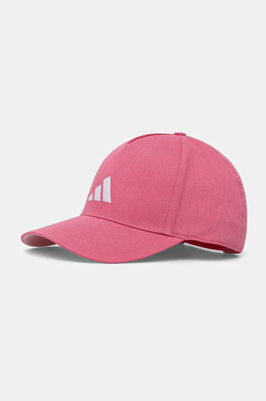 adidas Performance șapcă de baseball pentru copii culoarea roz, cu imprimeu, JD1331