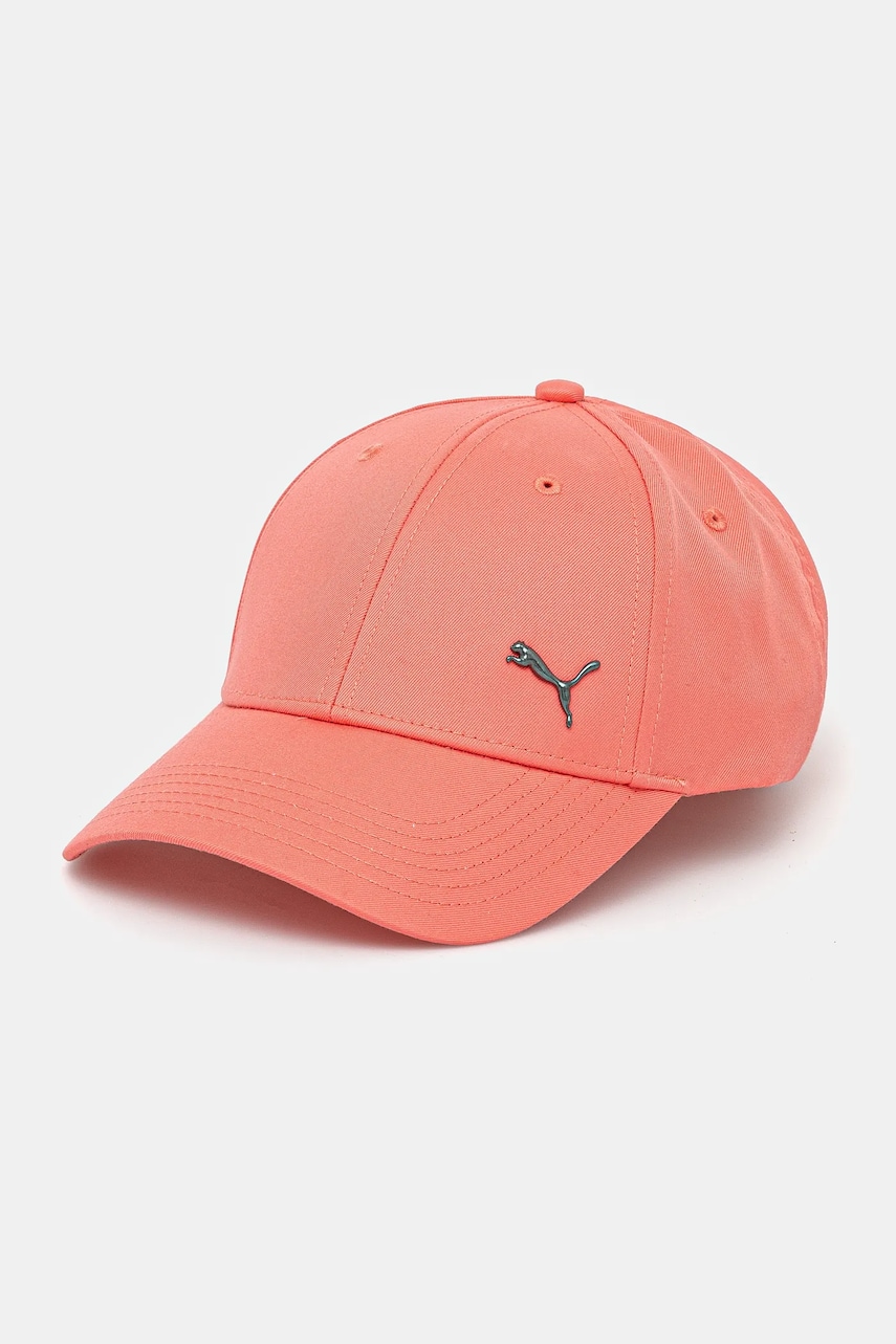 Puma șapcă de baseball pentru copii ESS METAL CAT BB Cap culoarea roz, cu imprimeu, 026116 Puma șapcă de baseball pentru copii ESS METAL CAT BB Cap culoarea roz, cu imprimeu, 026116