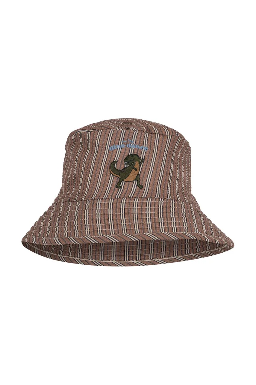 Детская шляпа Konges Sløjd SEER ASNOU BUCKET HAT GRS цвет коричневый KS102497 Детская шляпа Konges Sløjd SEER ASNOU BUCKET HAT GRS цвет коричневый KS102497