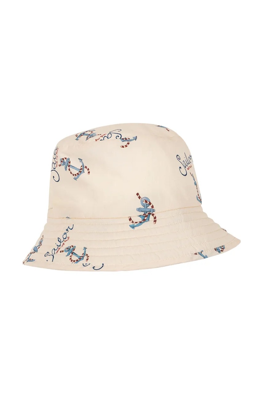 Шляпа Konges Sløjd ASNOU BUCKET HAT цвет бежевый KS103343