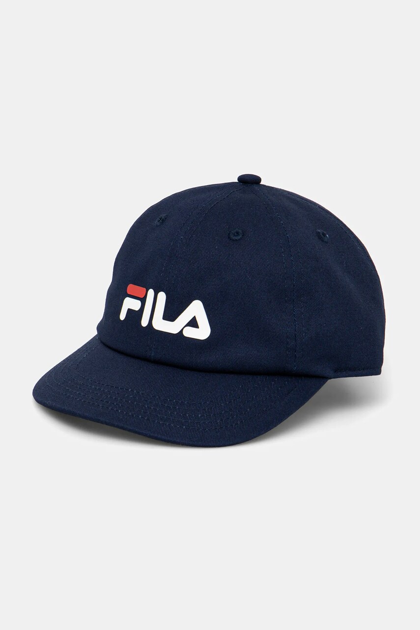 Fila sapca de baseball din bumbac LEVERKUSEN culoarea bleumarin, cu imprimeu, FCK0033