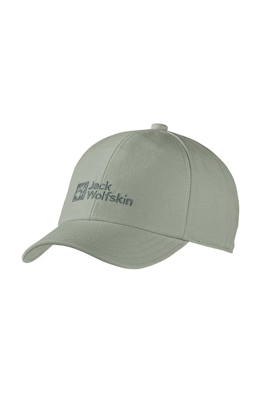Jack Wolfskin șapcă de baseball pentru copii BASEBALL CAP K culoarea verde, neted, 1901013