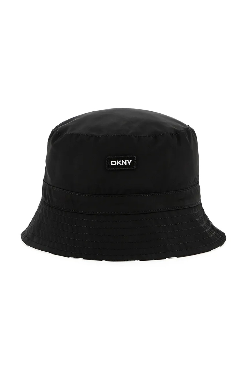 Дитяча двостороння панама Dkny колір чорний D62101