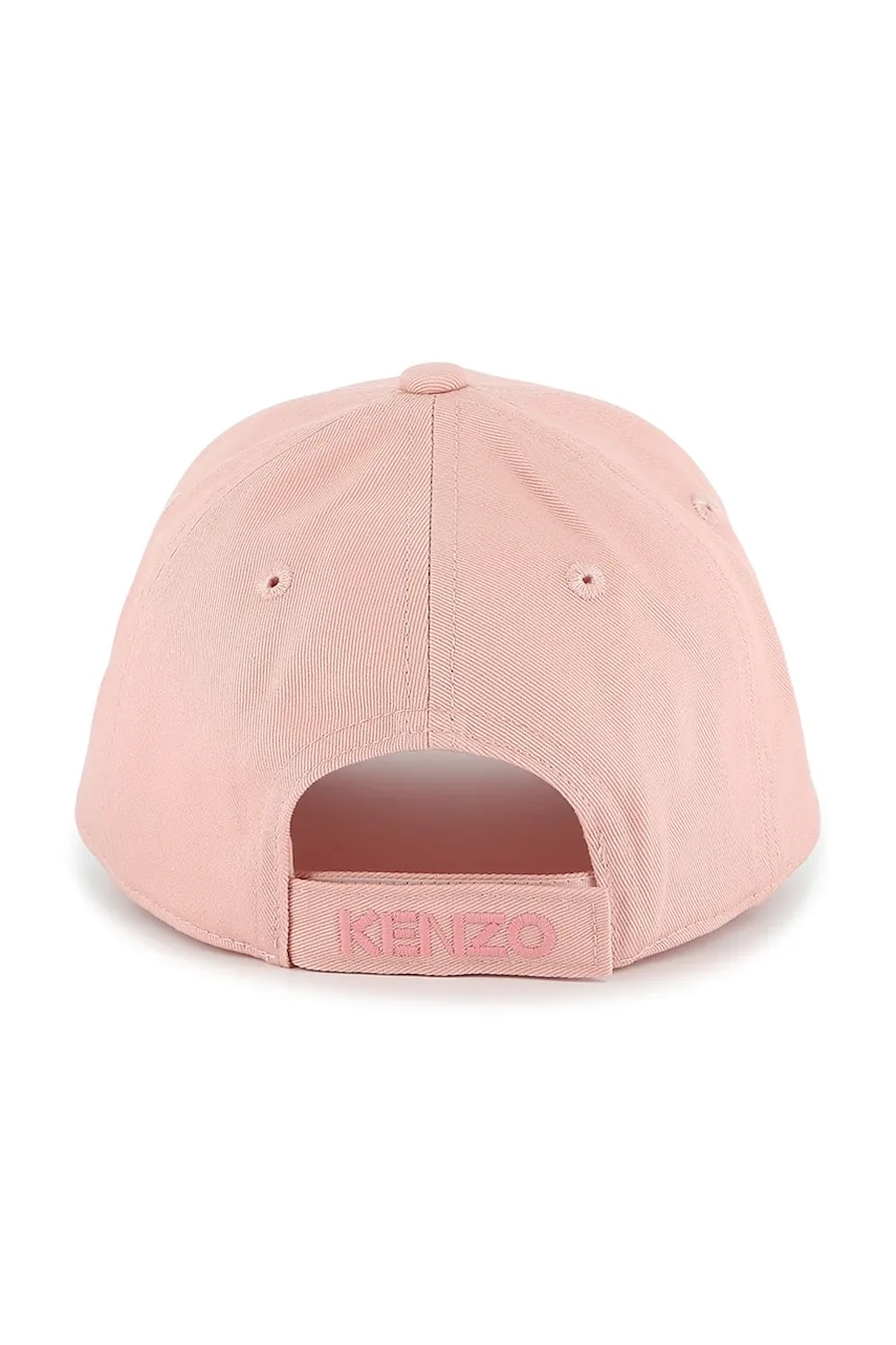 Kenzo Kids gyerek pamut baseball sapka narancssárga, nyomott mintás, K60880 termék 2. képe
