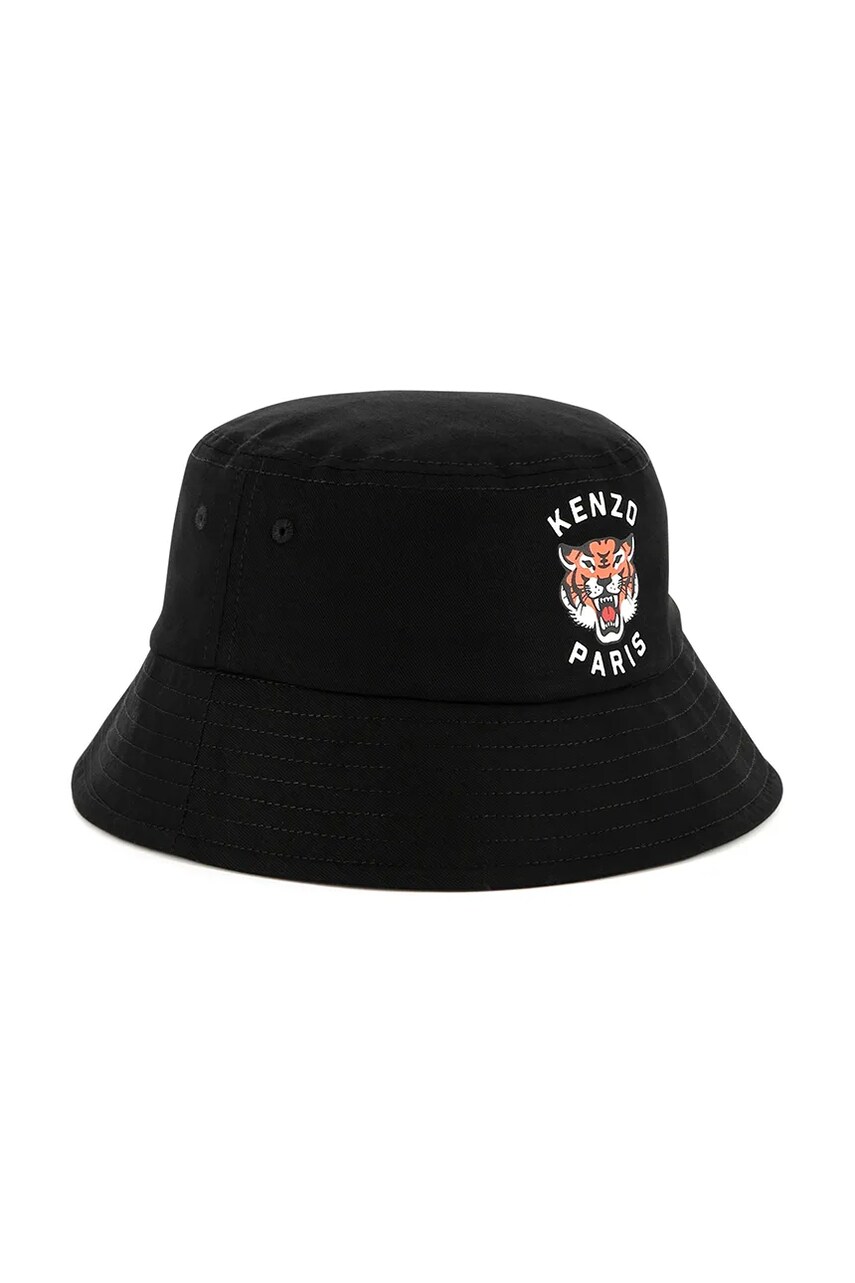 Levně Dětský bavlněný klobouk Kenzo Kids modrá barva, K60886