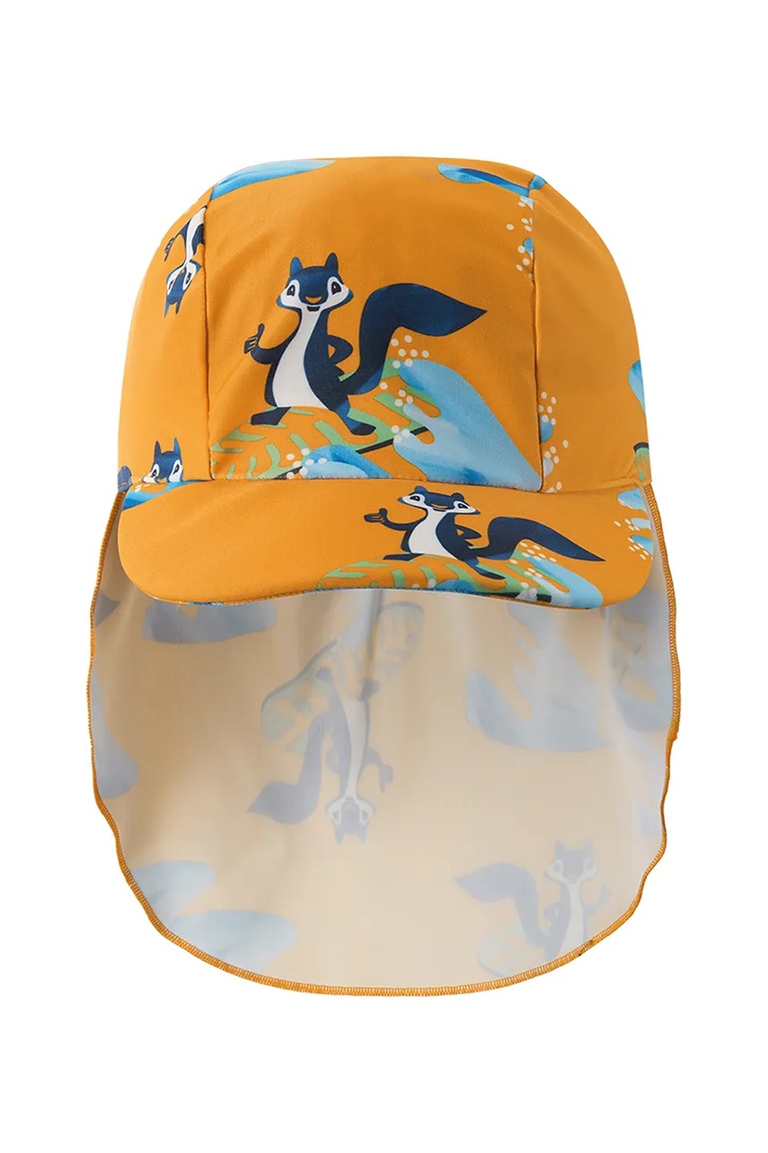 Дитяча кепка Reima Kilpikonna колір помаранчевий візерунок 5300154A