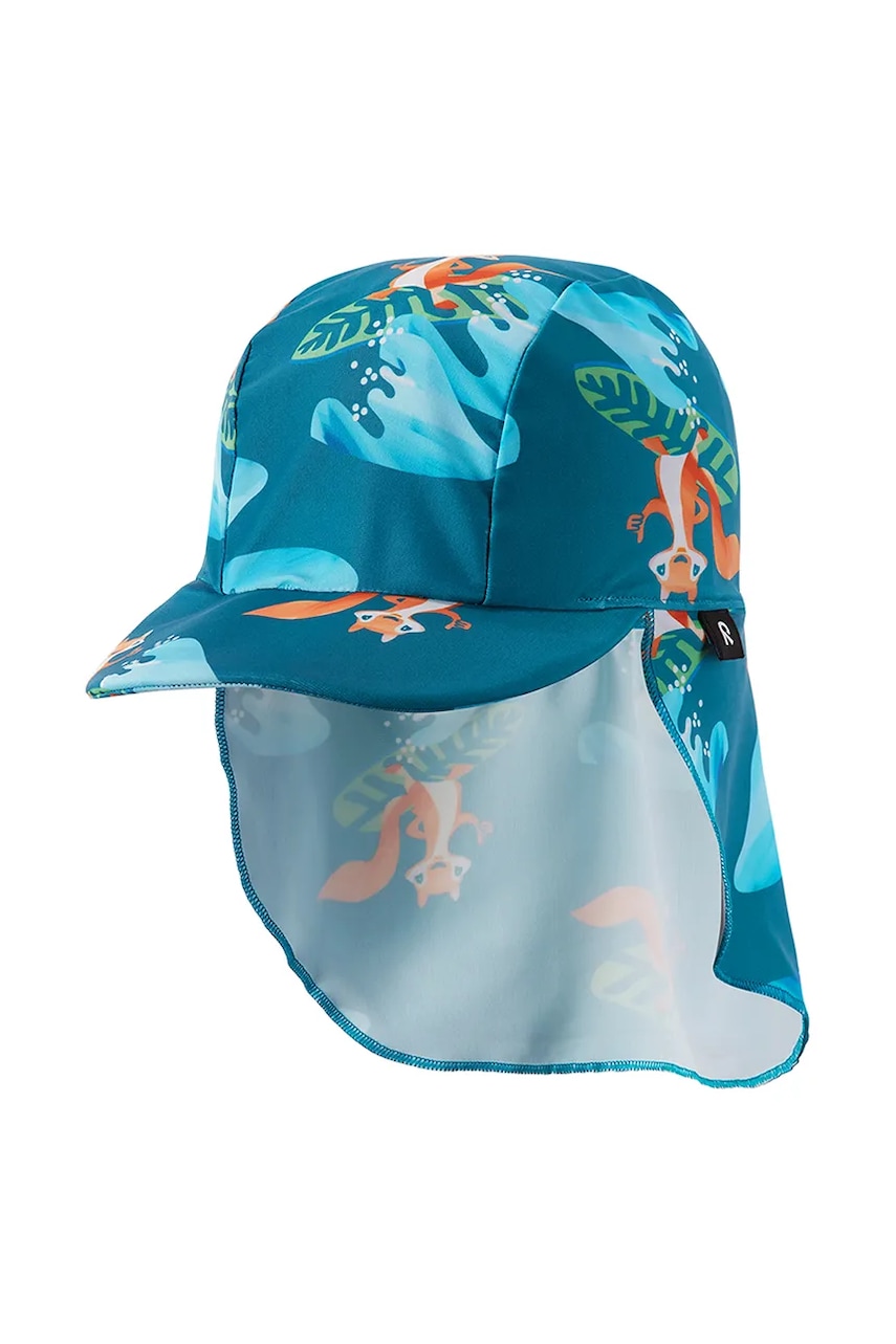 Дитяча кепка Reima Kilpikonna колір зелений візерунок 5300154A в Полтаві Дитяча кепка Reima Kilpikonna колір зелений візерунок 5300154A в Полтаві