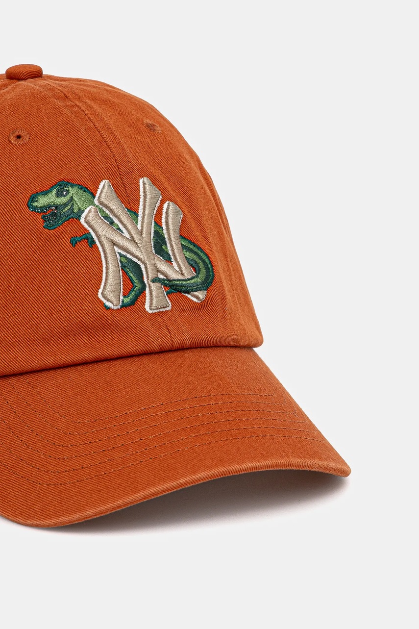 Детская хлопковая кепка 47 brand MLB New York Yankees цвет коричневый с аппликацией B-CRITC17GWS-H0-KIDS в Тернополе Детская хлопковая кепка 47 brand MLB New York Yankees цвет коричневый с аппликацией B-CRITC17GWS-H0-KIDS в Тернополе