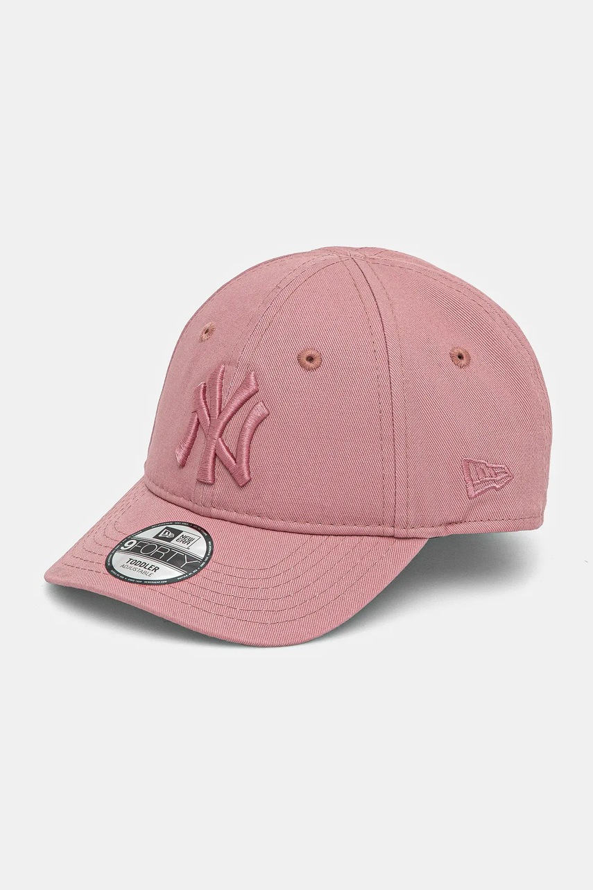 New Era șapcă de baseball pentru copii NEW YORK YANKEES culoarea roz, neted, 60595479