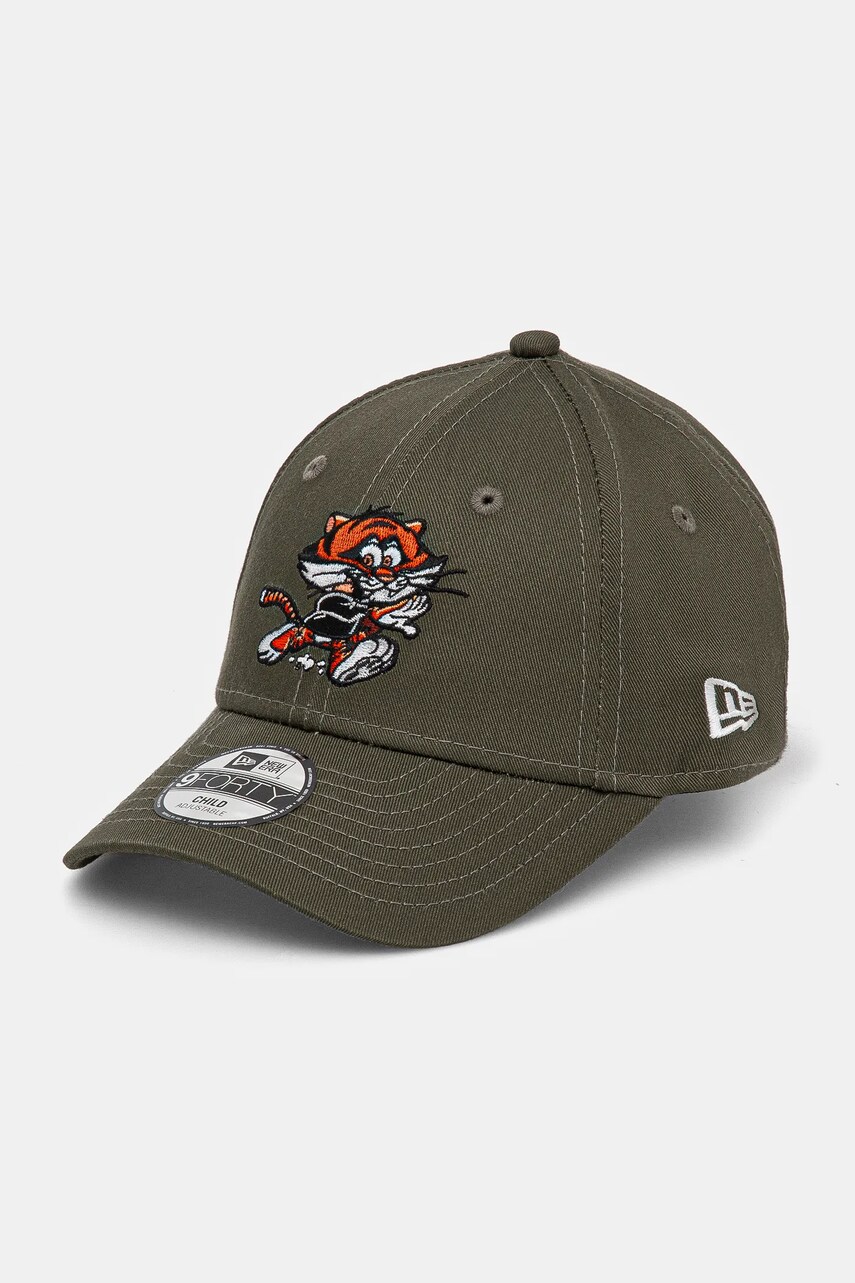 New Era șapcă de baseball pentru copii CINCINNATI BENGALS culoarea verde, cu imprimeu, 60595389 New Era șapcă de baseball pentru copii CINCINNATI BENGALS culoarea verde, cu imprimeu, 60595389