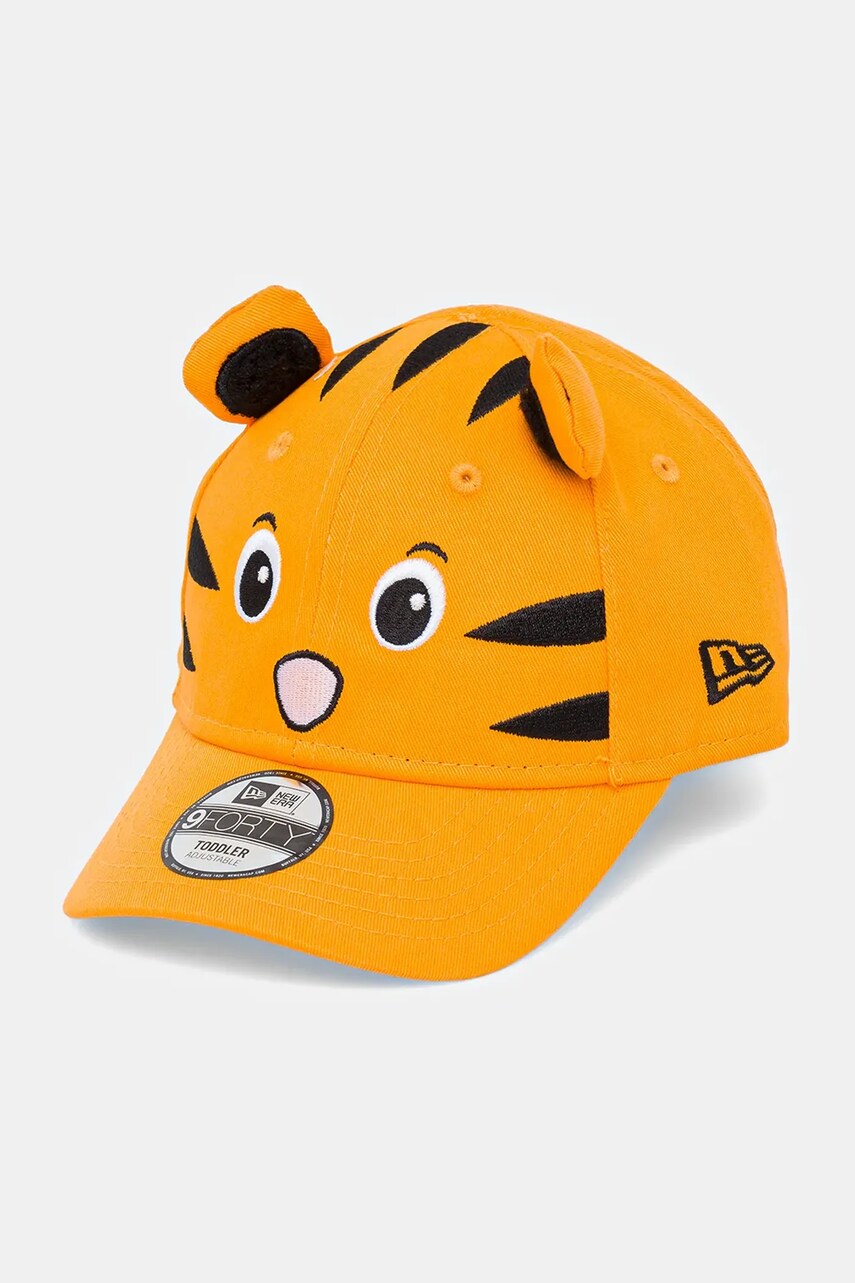New Era sapca NEW ERA culoarea portocaliu, uni, 60667521