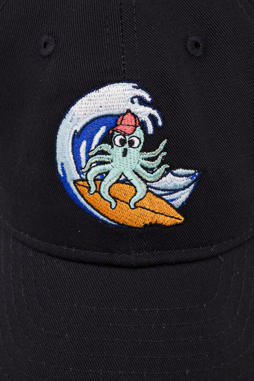 Хлопковая кепка New Era NEW ERA цвет чёрный с аппликацией 60667532