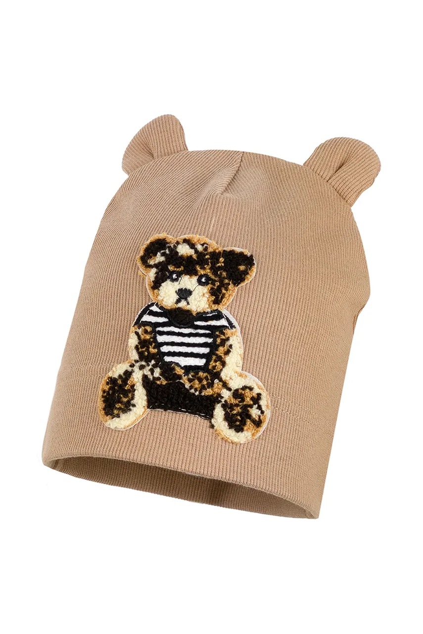 Детская шапка Jamiks JORDI цвет коричневый из тонкого трикотажа JWH134