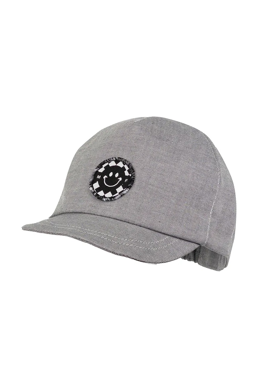Дитяча бавовняна кепка Jamiks OMER колір сірий з аплікацією JLH101 в Полтаві Дитяча бавовняна кепка Jamiks OMER колір сірий з аплікацією JLH101 в Полтаві