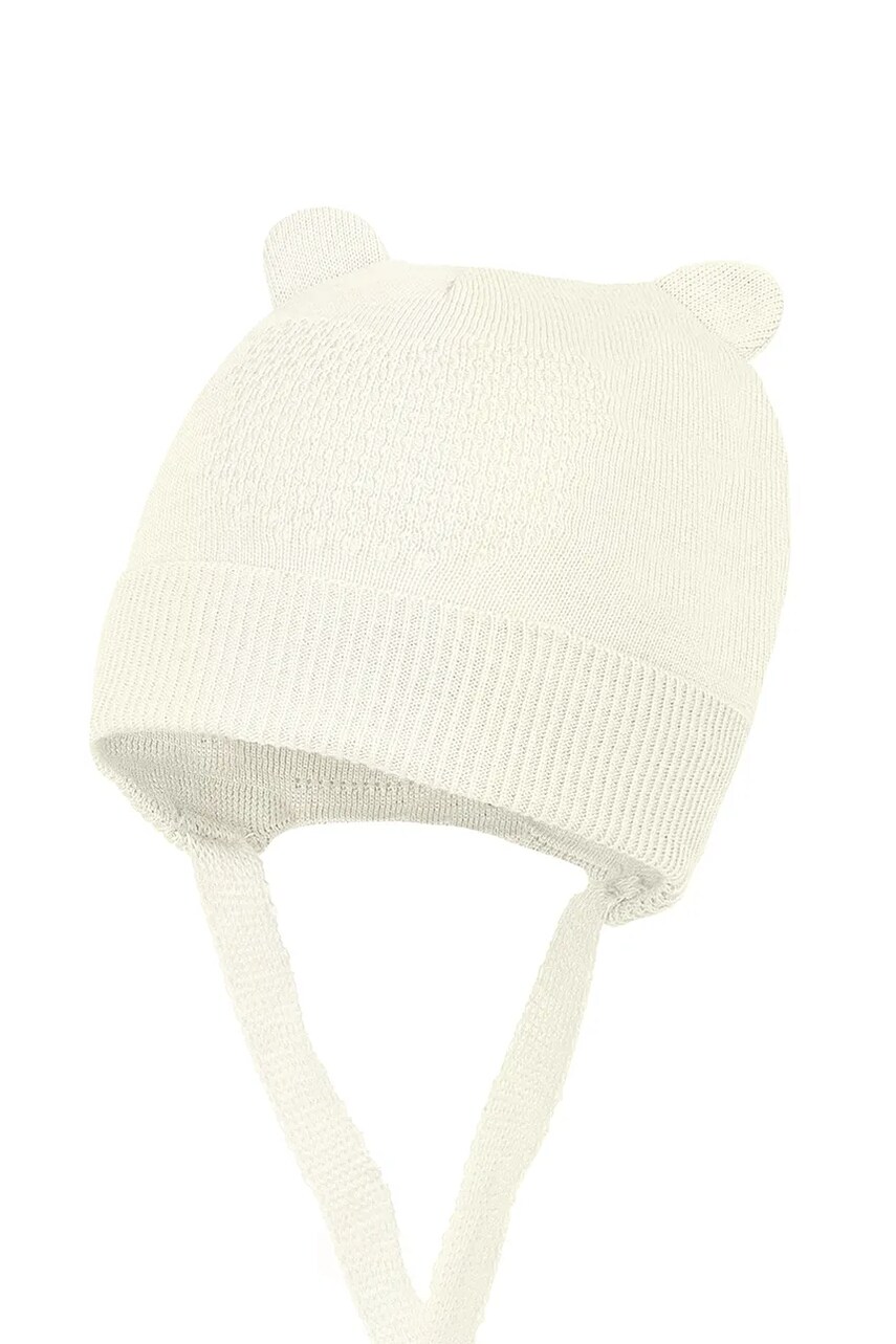 Jamiks caciula bebe REMI culoarea bej, din tesatura neteda, JWH115