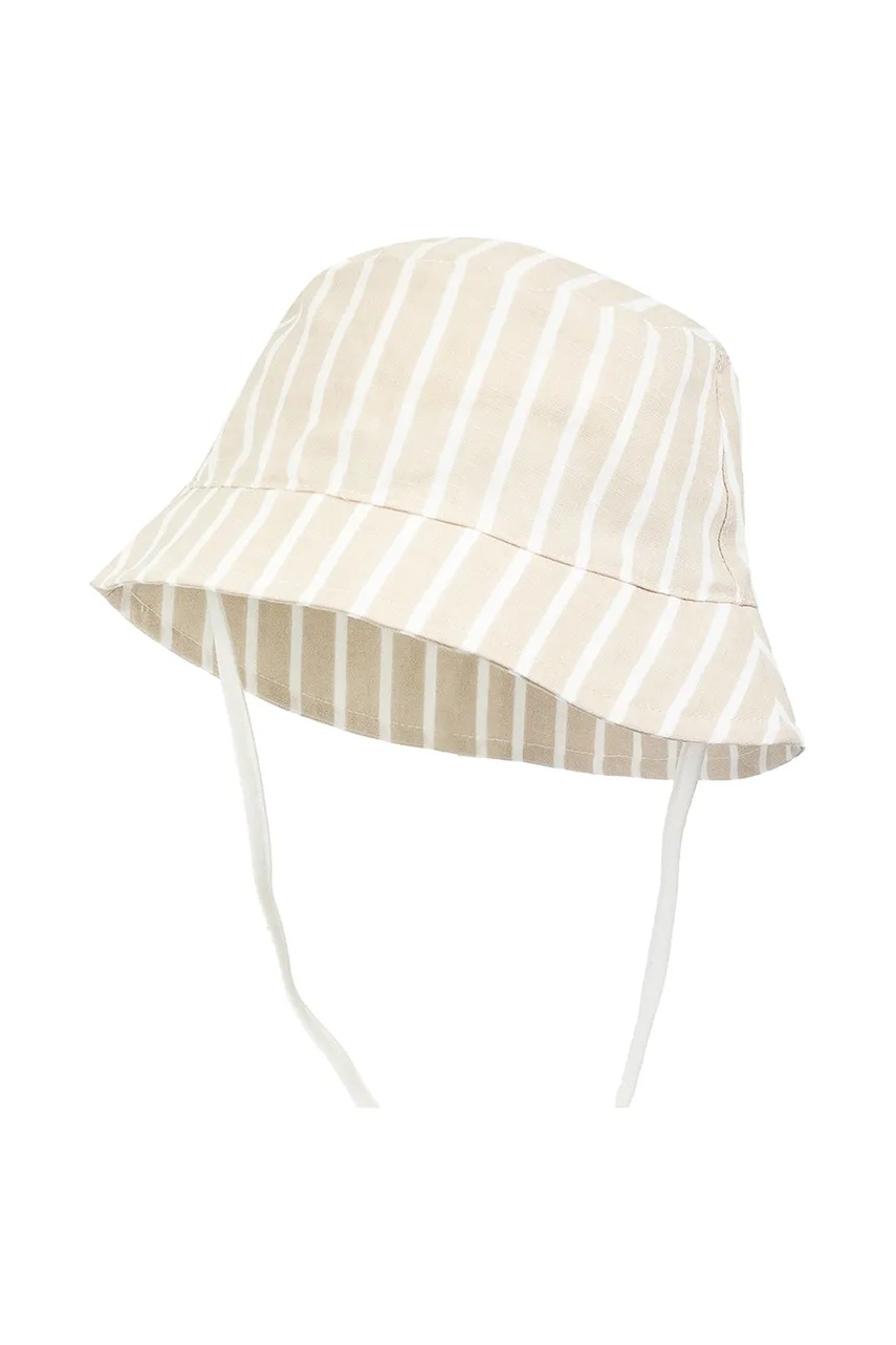 Детская льняная шляпа Jamiks ZURIMAN цвет бежевый JLH148