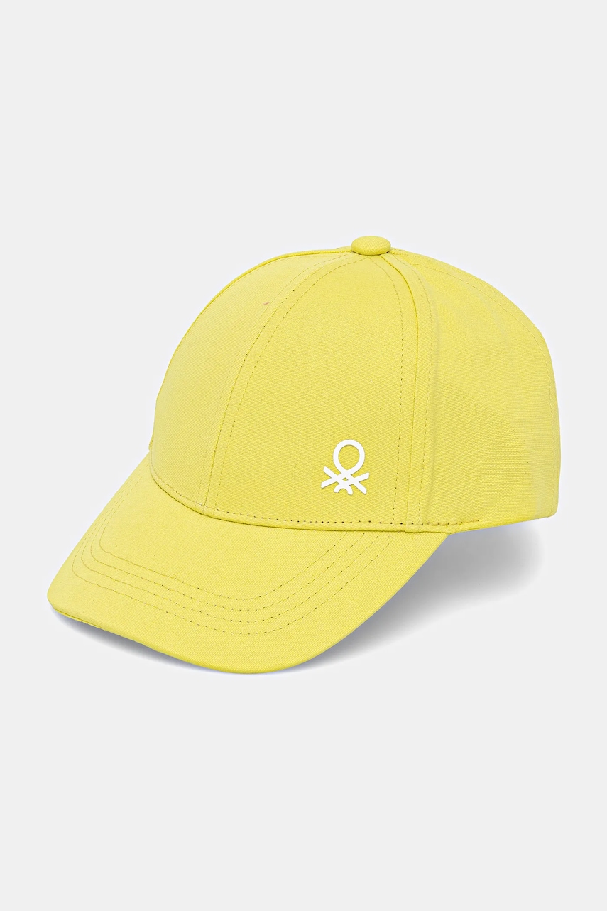 United Colors of Benetton șapcă culoarea verde, uni, 6YCTGA012