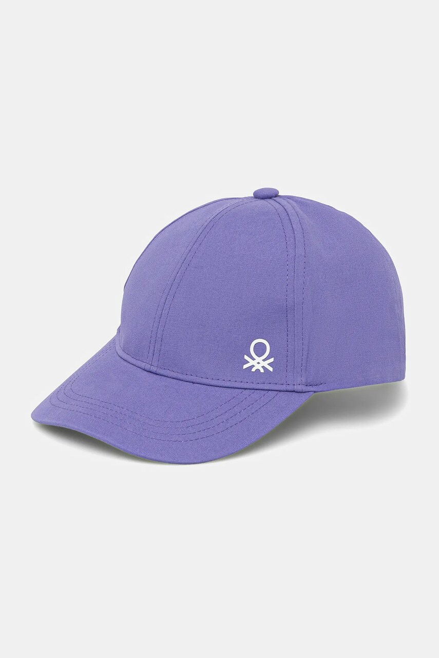 United Colors of Benetton sapca culoarea violet, uni, 6YCTCA01Y