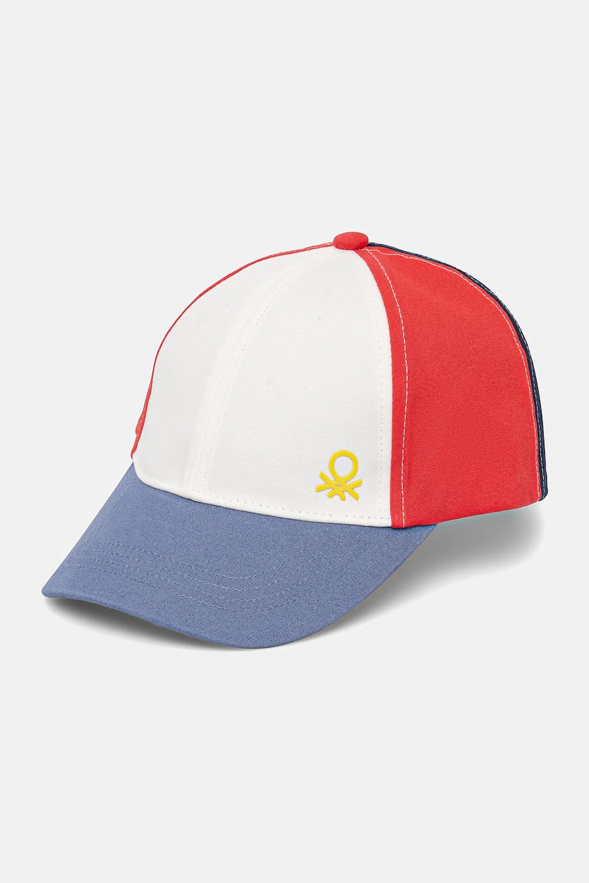 United Colors of Benetton șapcă culoarea rosu, uni, 6L1EGA015