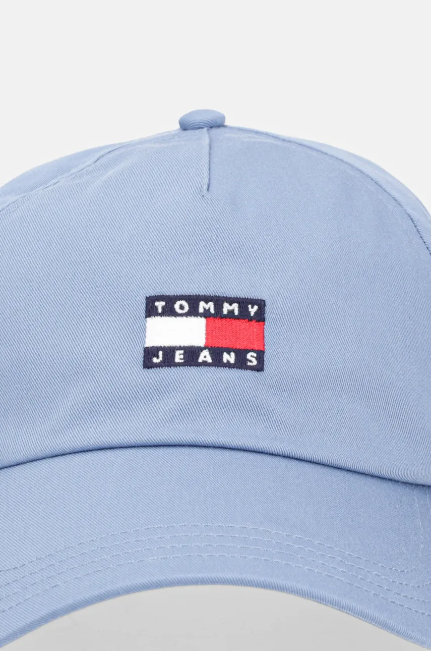 Хлопковая кепка Tommy Jeans с аппликацией AM0AM12933 Хлопковая кепка Tommy Jeans с аппликацией AM0AM12933