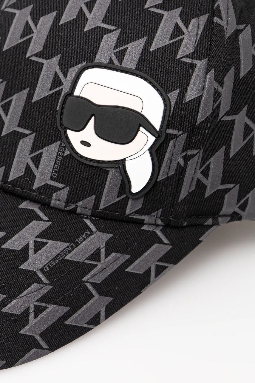 Кепка Karl Lagerfeld цвет чёрный узор 551123.805616 Кепка Karl Lagerfeld цвет чёрный узор 551123.805616